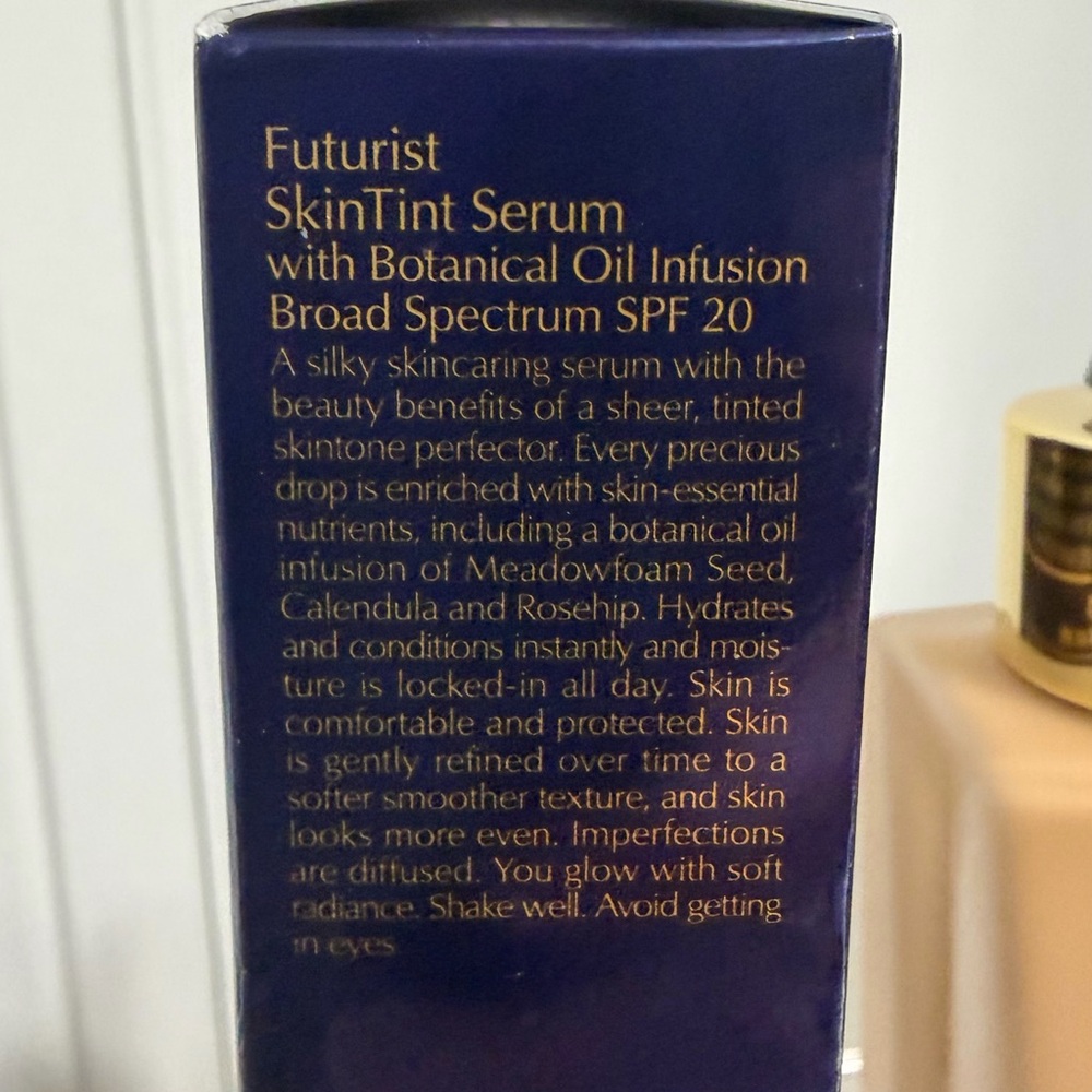 ESTEE LAUDER Futurist SkinTint Serum Foundation SPF20- 4W1 HONEY BRONZE 1 oz NIB - Picture 4 of 7